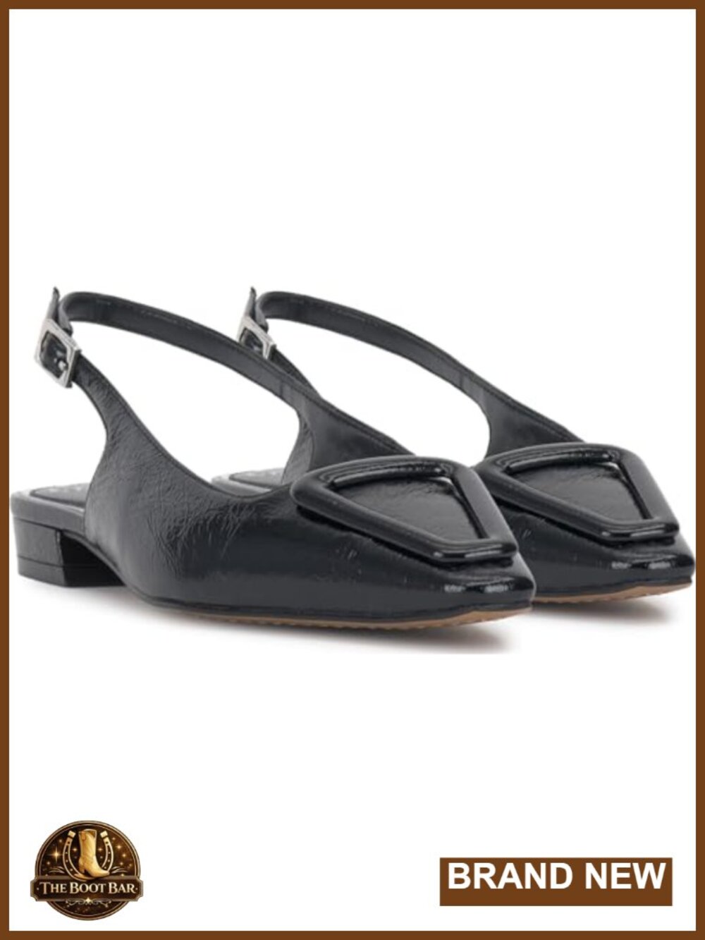 Vince Camuto Savy Leather Slingback Mule Flats Women's Snip Toe - Picture 6 of 6